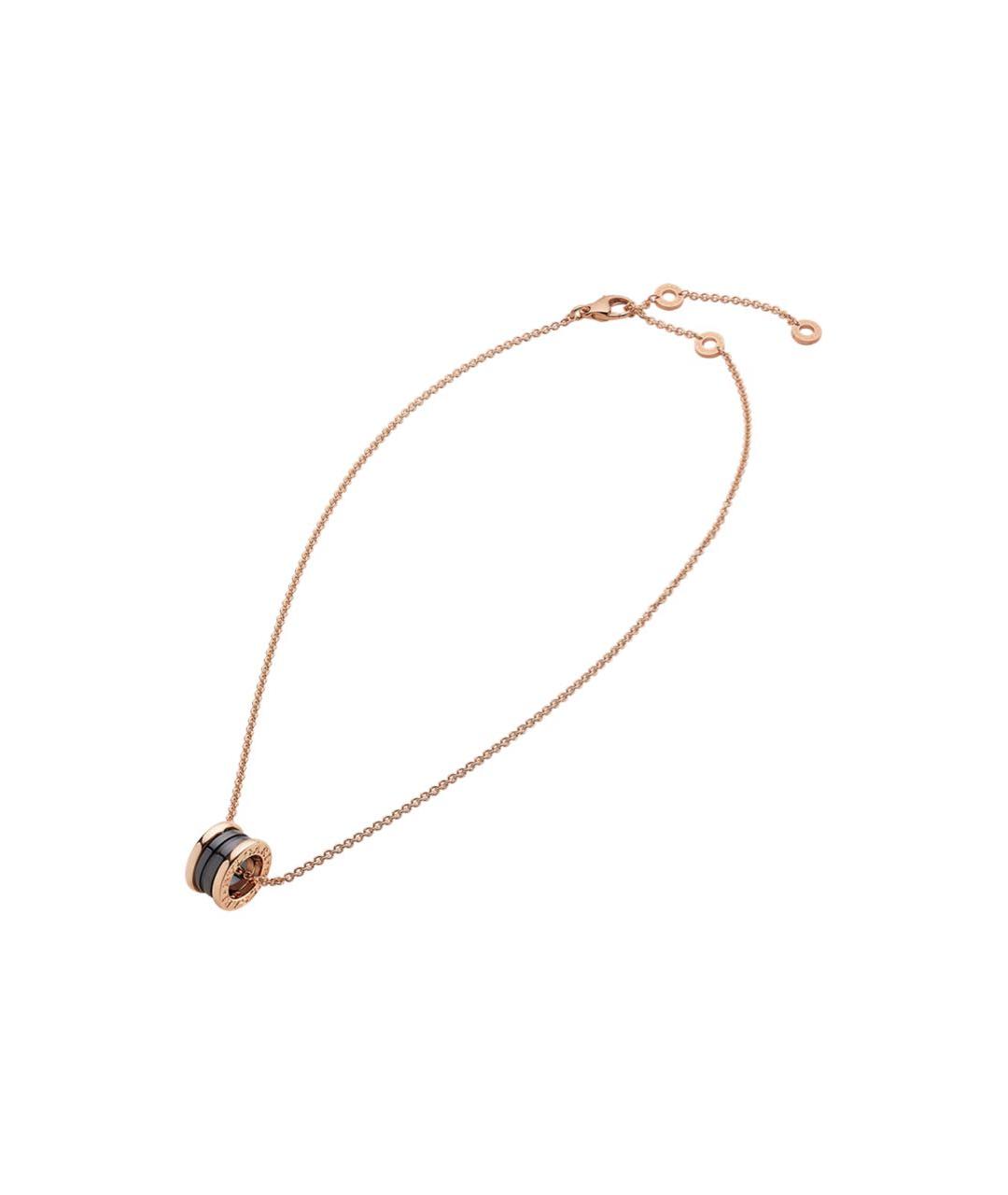 BVLGARI Бежевая подвеска из розового золота, фото 2