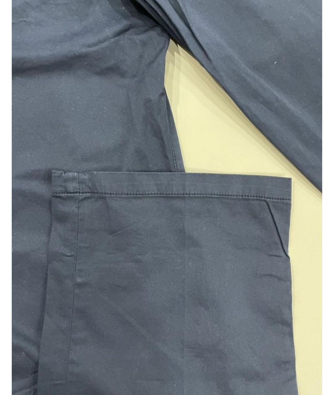 KITON Темно-синие хлопковые повседневные брюки, фото 7