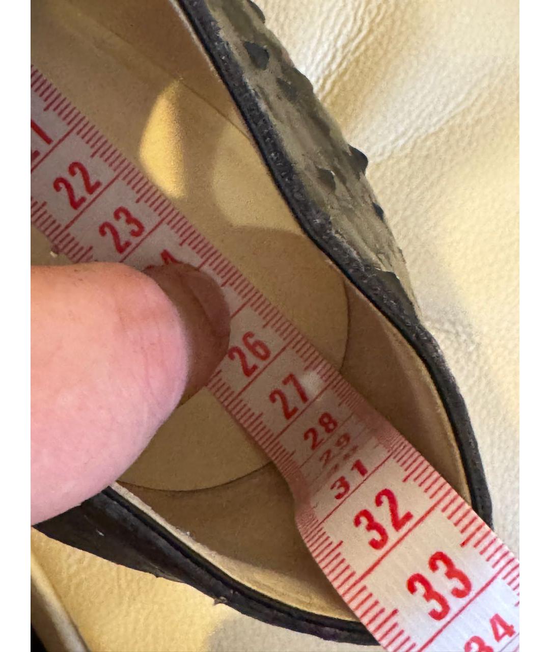 CHANEL Черные кожаные брогги и оксфорды, фото 8