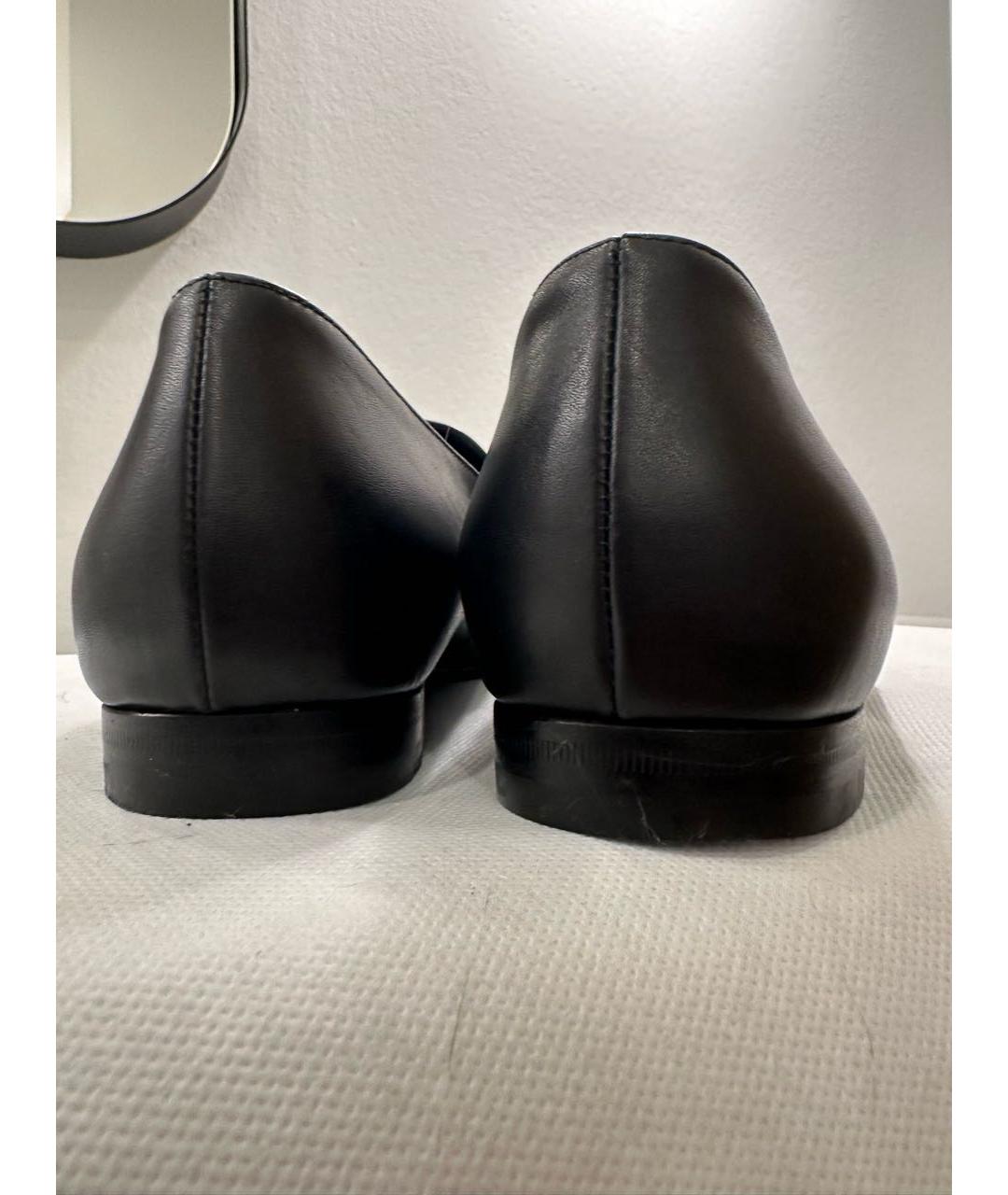 GUCCI Черные кожаные лоферы, фото 3