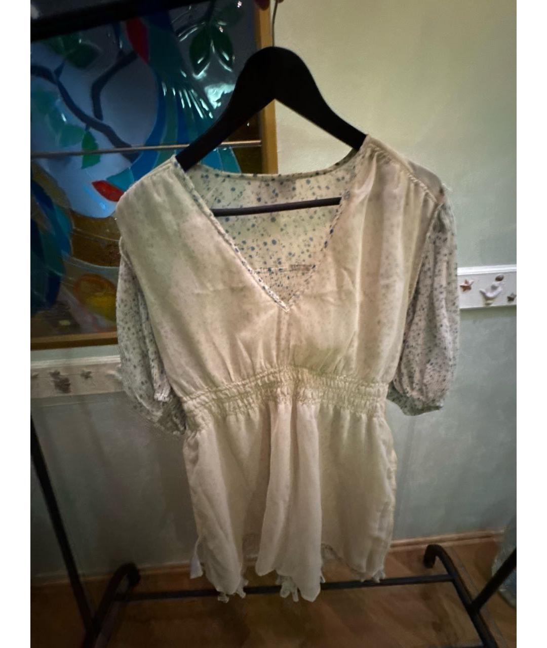 GANNI Бежевое полиэстеровое коктейльное платье, фото 3