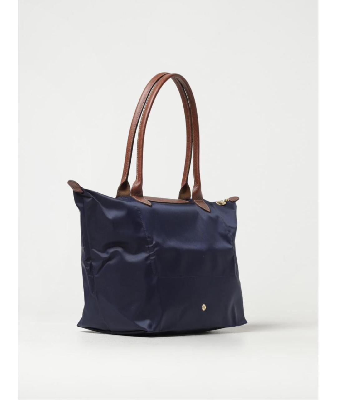 LONGCHAMP Синяя тканевая сумка тоут, фото 2