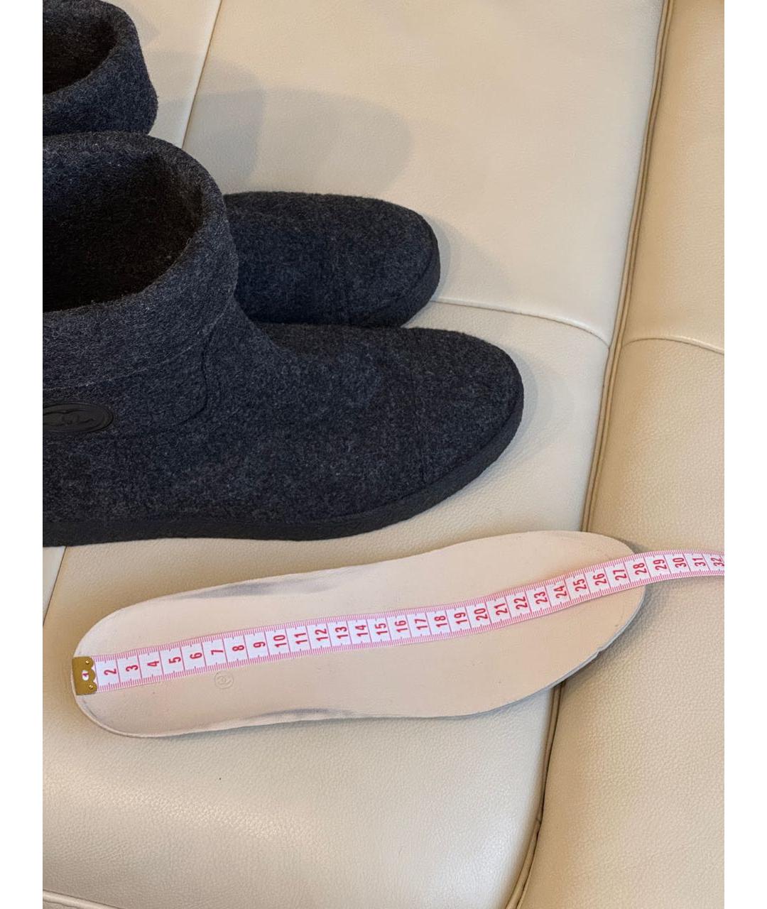 CHANEL Серые полусапоги, фото 8