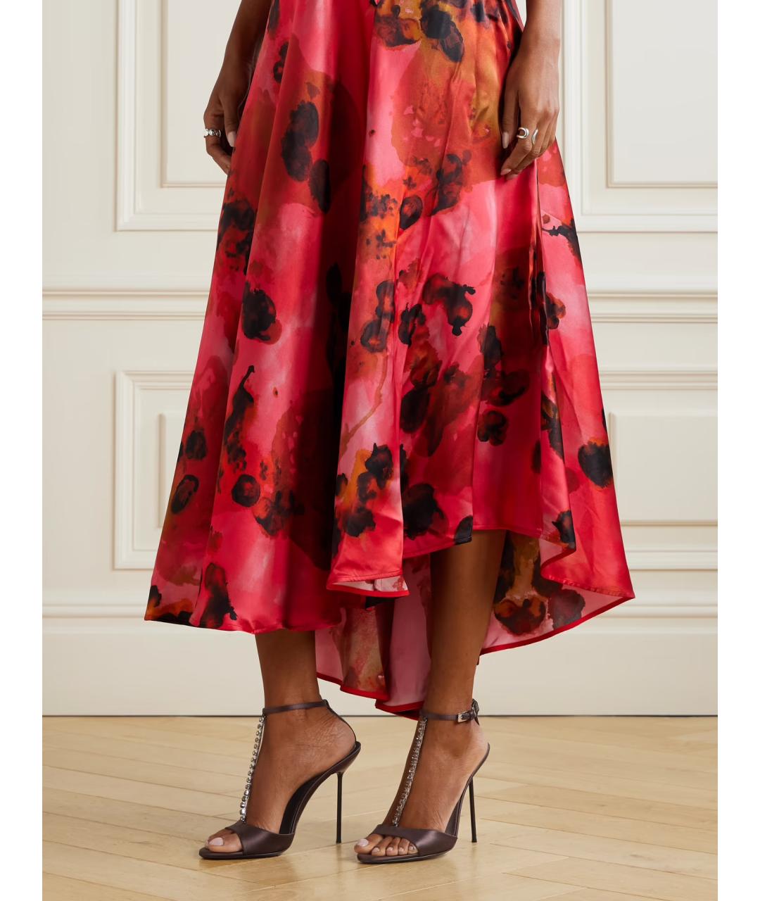 PARIS TEXAS Коричневые кожаные босоножки, фото 2