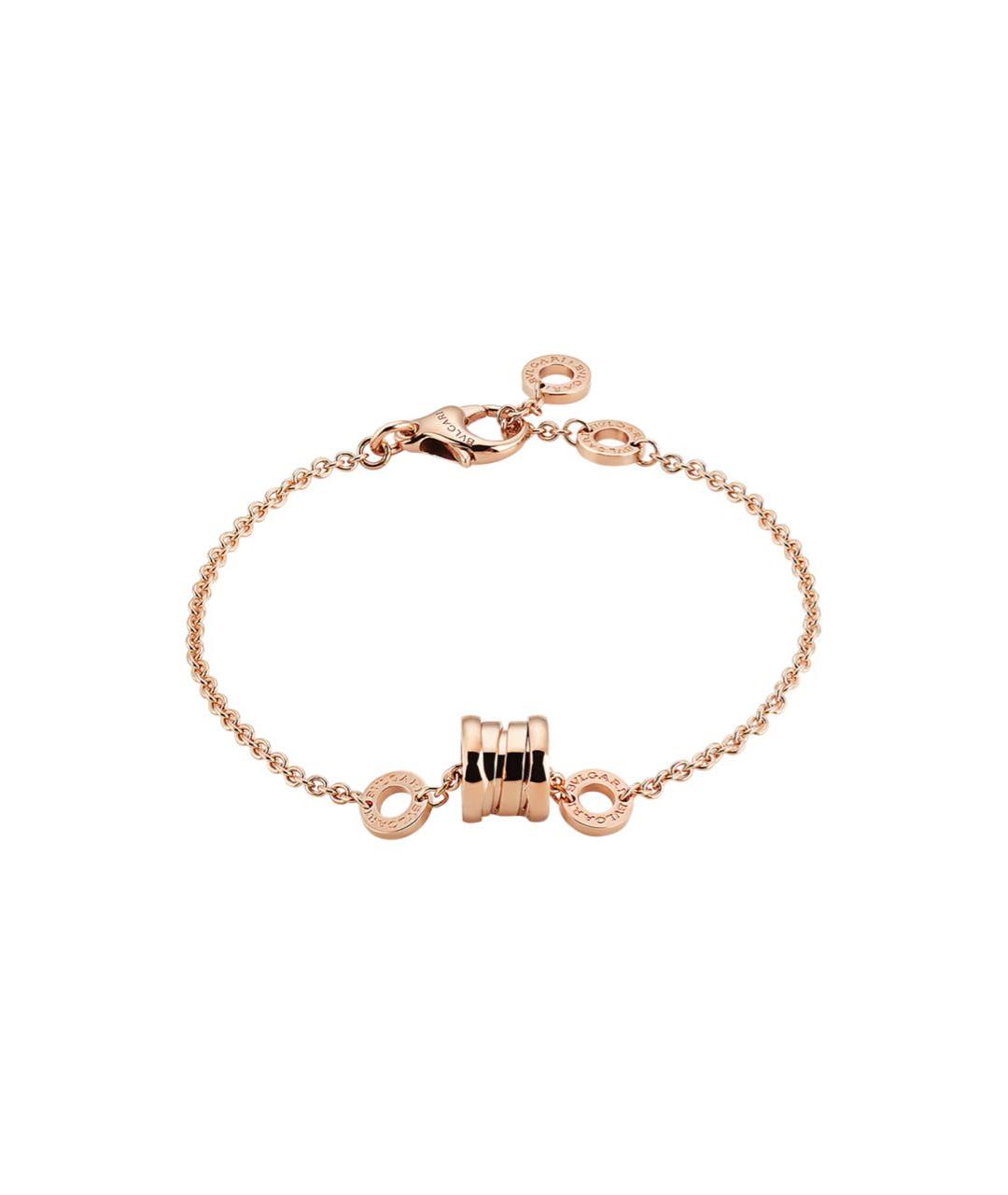 BVLGARI Бежевый браслет из розового золота, фото 3