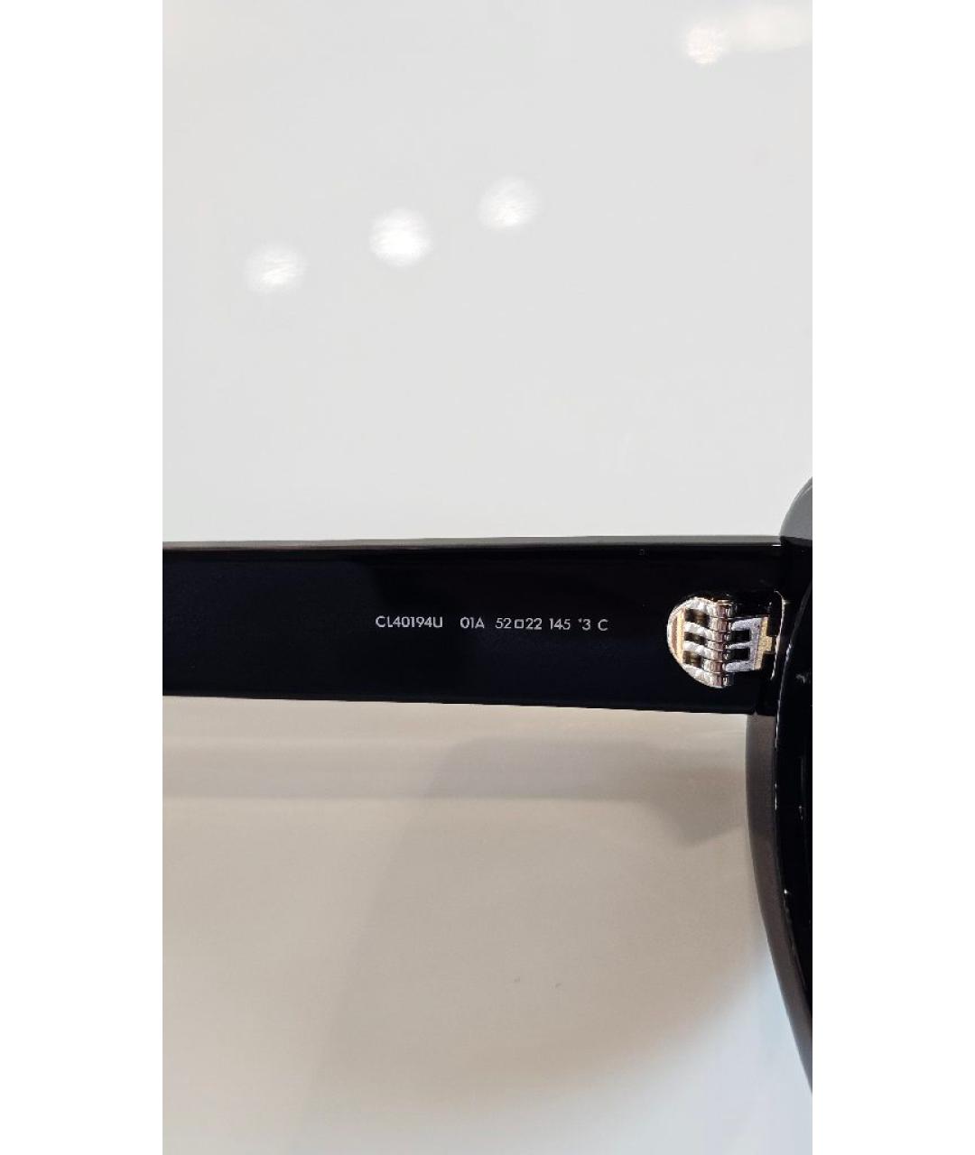 CELINE Черные пластиковые солнцезащитные очки, фото 4