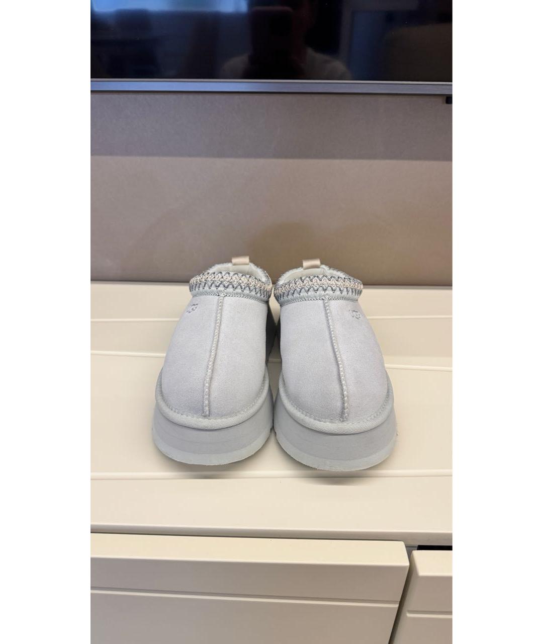 UGG AUSTRALIA Голубые замшевые сабо, фото 2