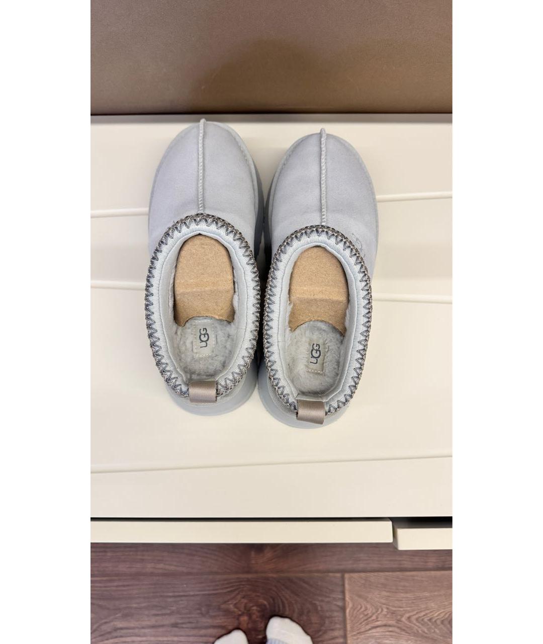 UGG AUSTRALIA Голубые замшевые сабо, фото 3