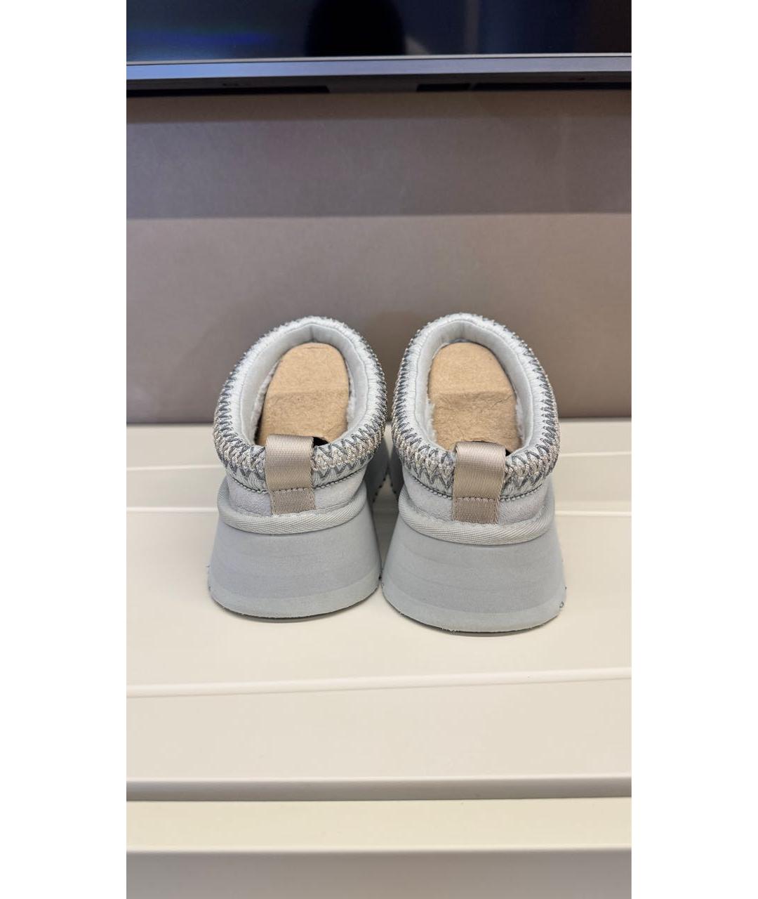 UGG AUSTRALIA Голубые замшевые сабо, фото 4