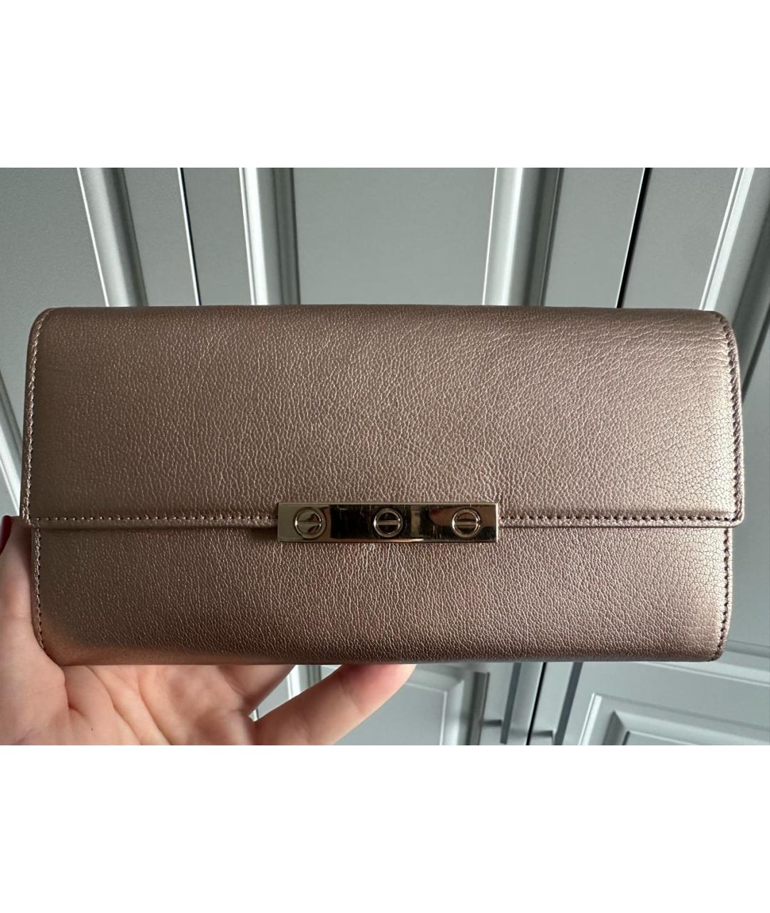 CARTIER Коричневый кожаный кошелек, фото 9