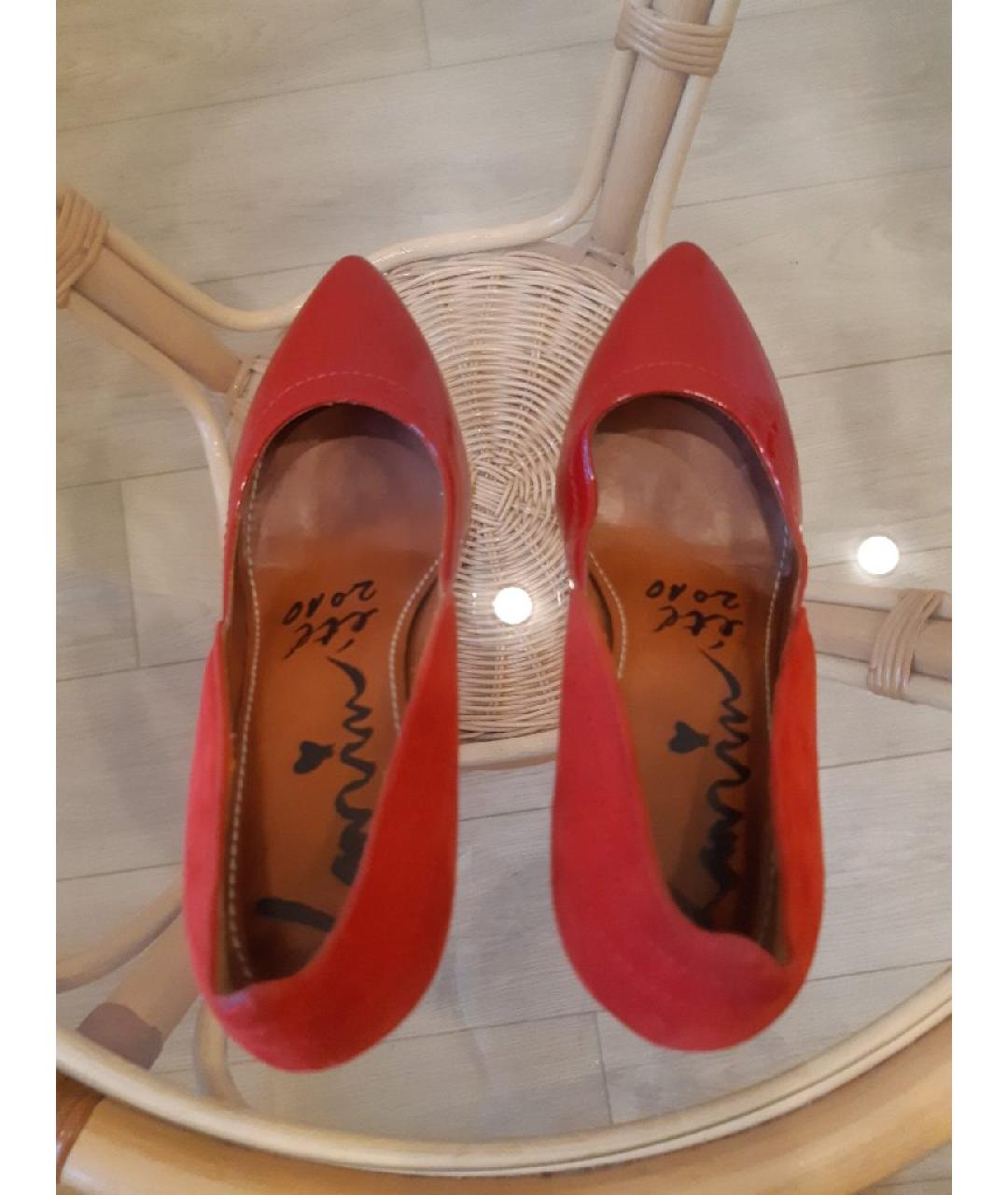 LANVIN Красные туфли из лакированной кожи, фото 3