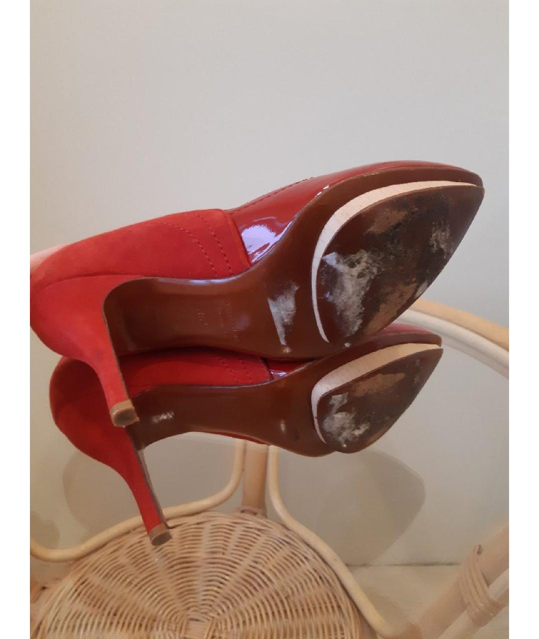 LANVIN Красные туфли из лакированной кожи, фото 5