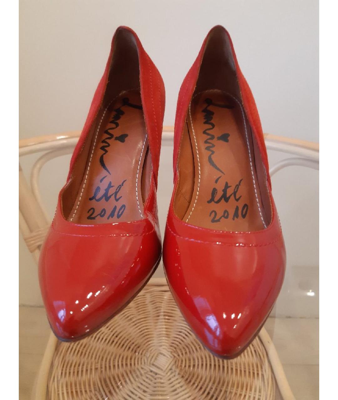LANVIN Красные туфли из лакированной кожи, фото 2