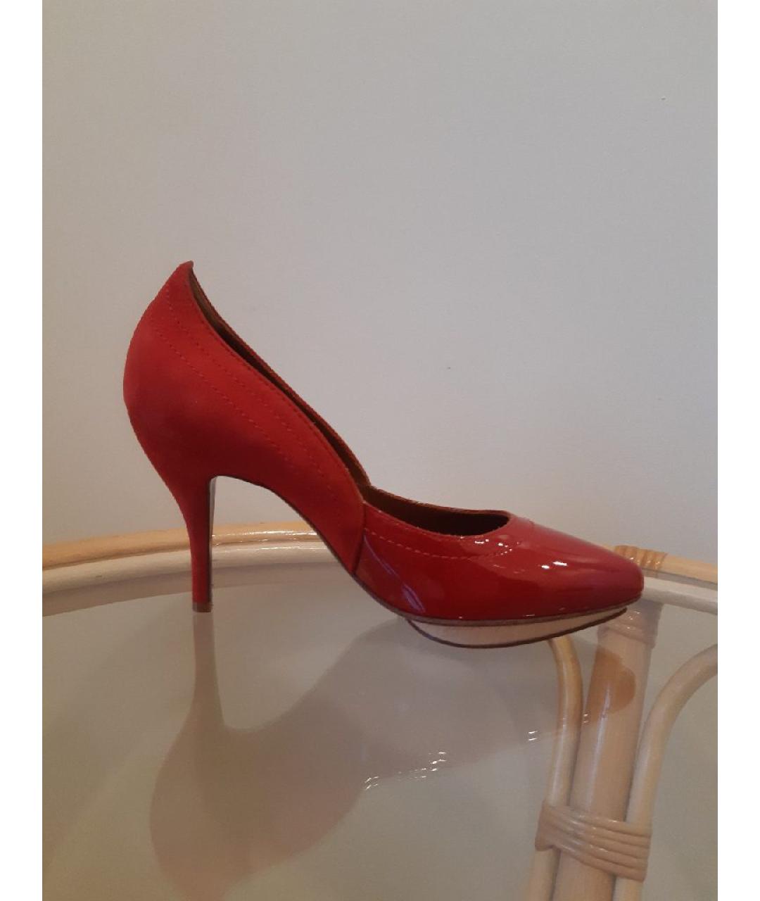 LANVIN Красные туфли из лакированной кожи, фото 7
