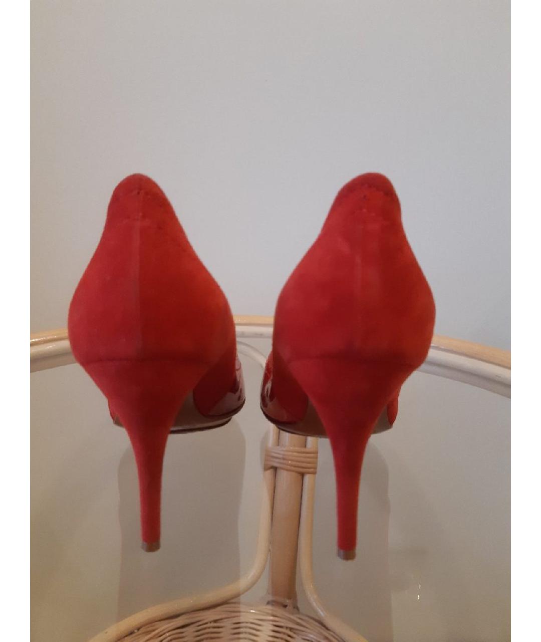 LANVIN Красные туфли из лакированной кожи, фото 4