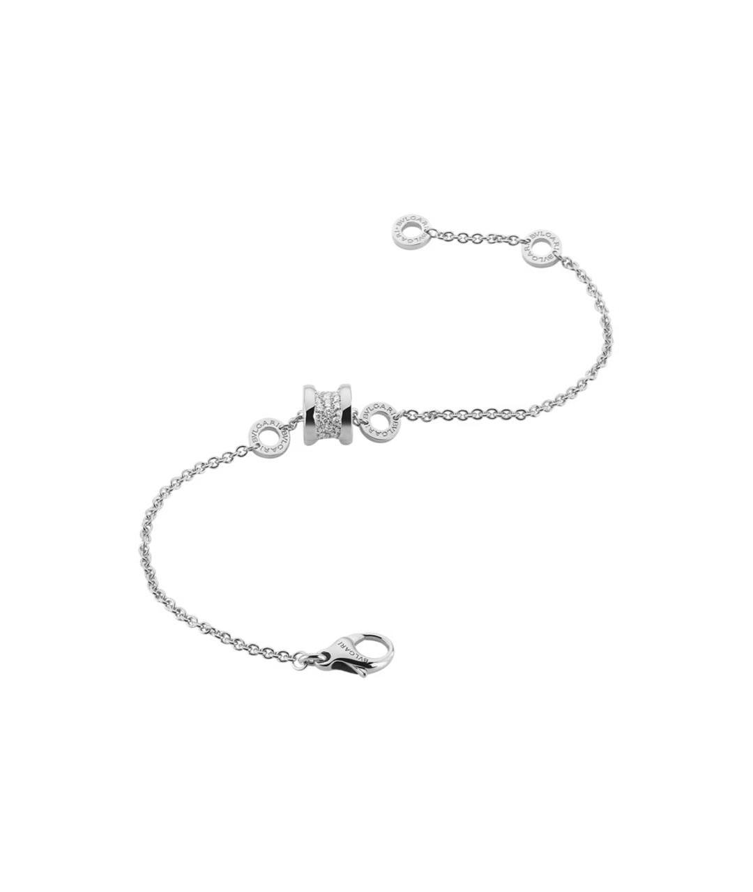 BVLGARI Серебрянный браслет из белого золота, фото 2