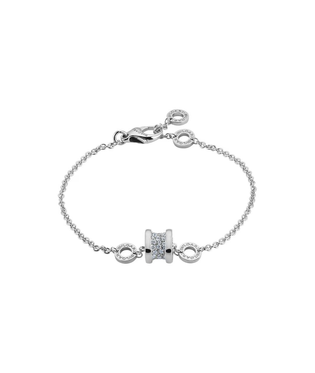 BVLGARI Серебрянный браслет из белого золота, фото 3