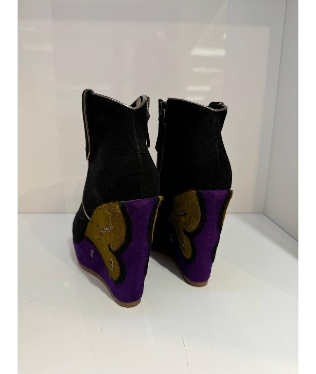 ETRO Черные замшевые ботильоны, фото 3