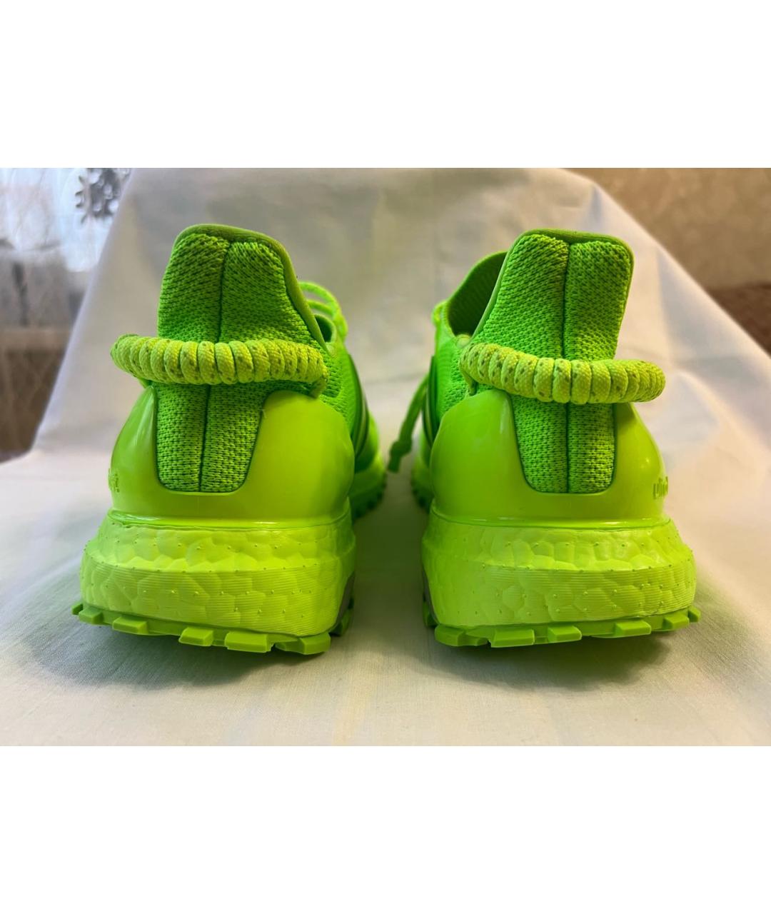 ADIDAS Салатовые текстильные низкие кроссовки / кеды, фото 4