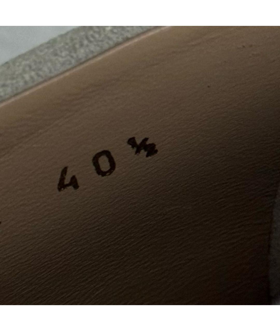 CHANEL Бежевые замшевые лоферы, фото 8