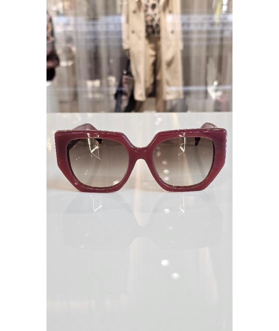 CELINE Розовые пластиковые солнцезащитные очки, фото 8