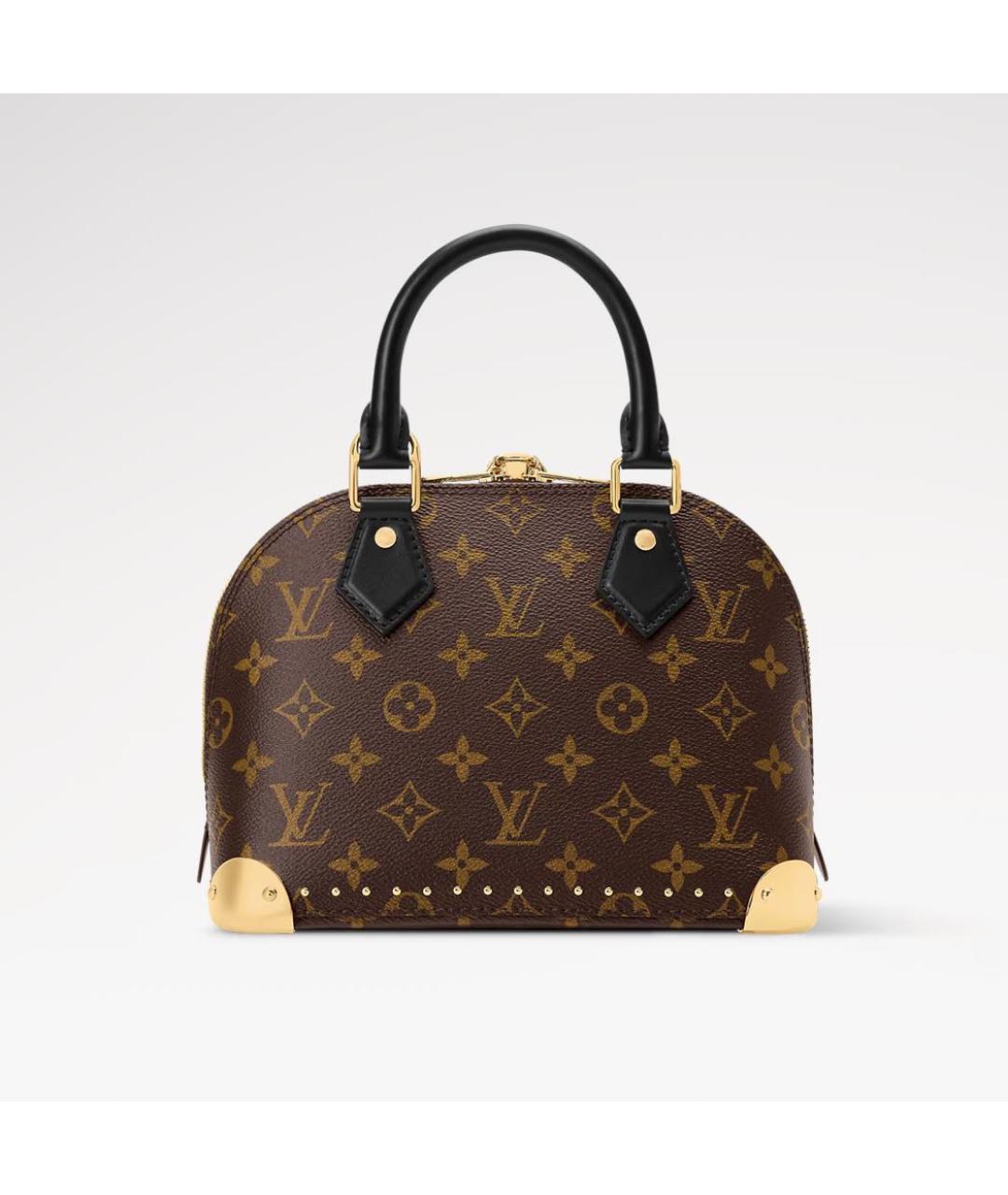 LOUIS VUITTON Коричневая сумка с короткими ручками, фото 3
