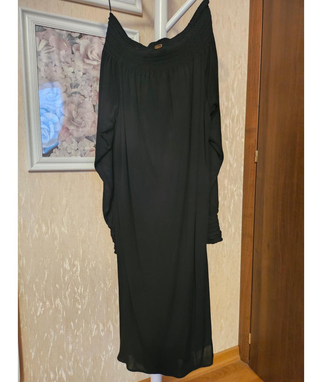 GUCCI Черное вискозное повседневное платье, фото 8