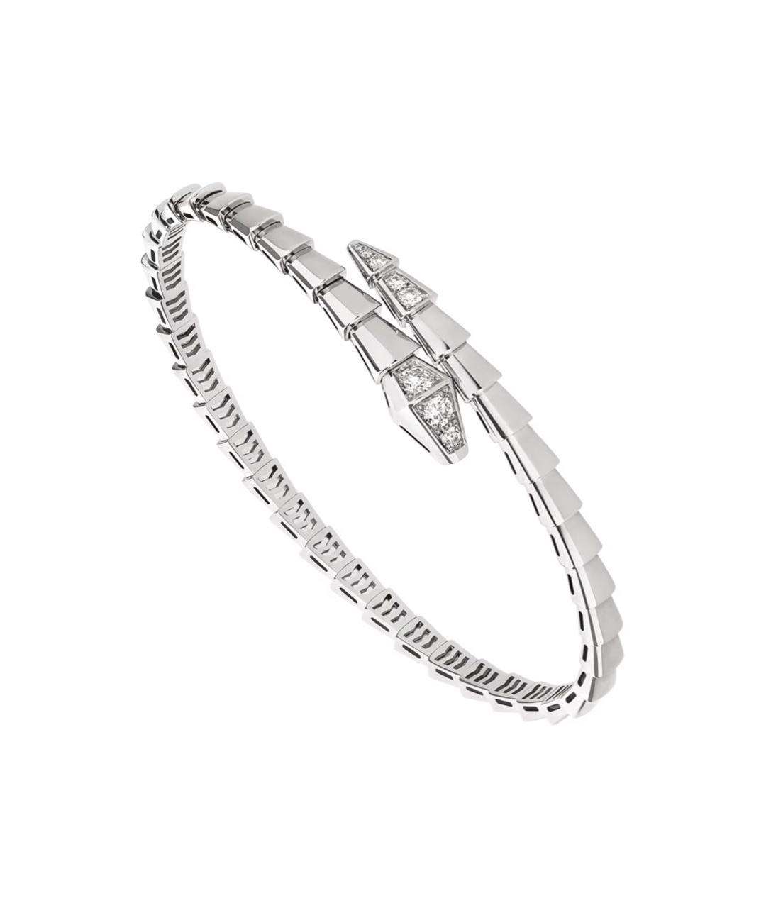 BVLGARI Серебрянный браслет из белого золота, фото 3