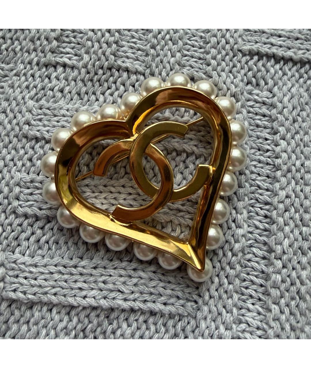 CHANEL Золотая булавка / брошь, фото 8