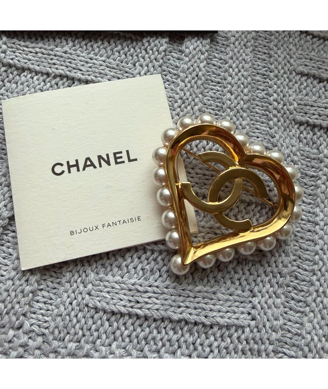 CHANEL Золотая булавка / брошь, фото 3