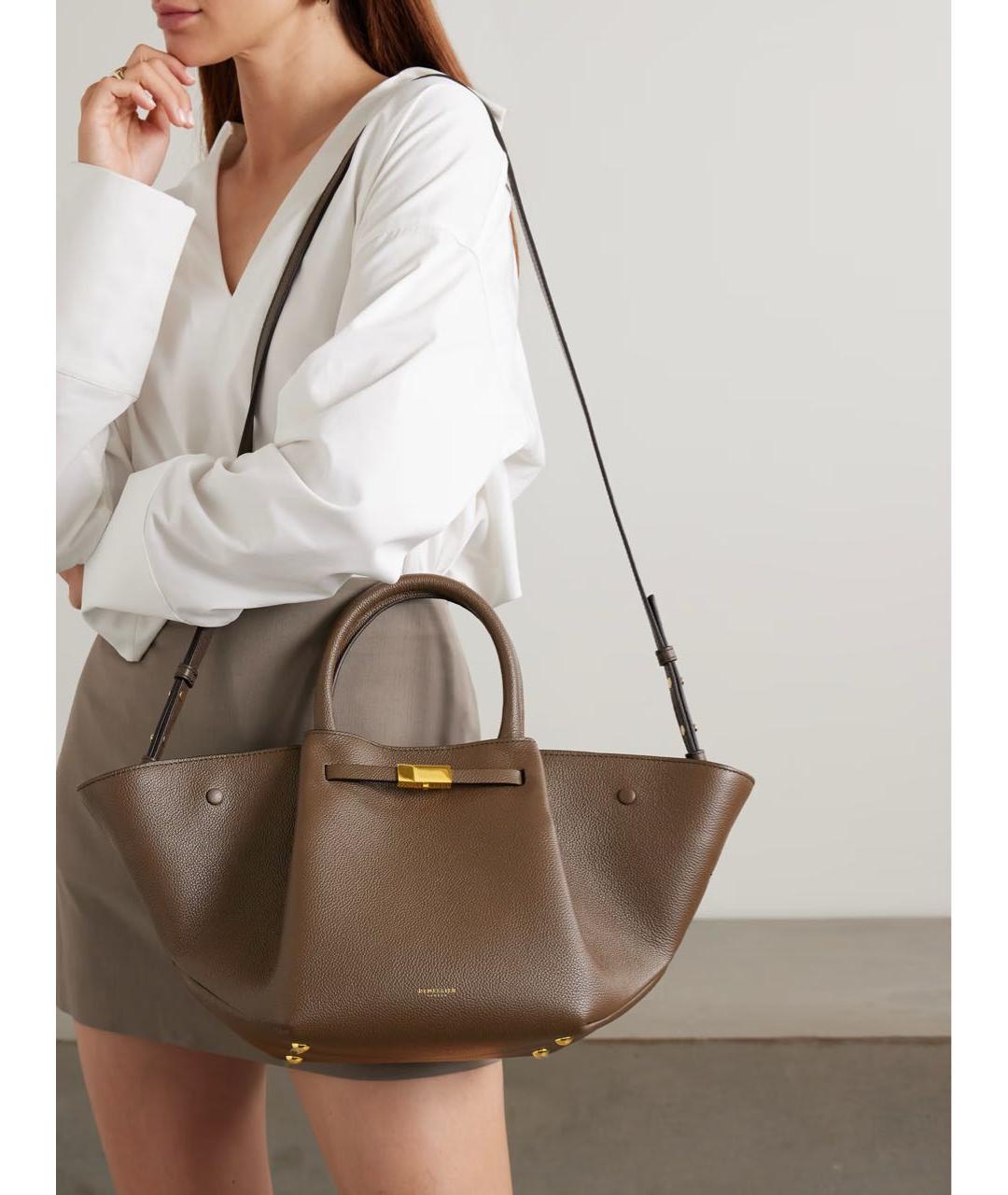 DEMELLIER Кожаная сумка с короткими ручками, фото 2