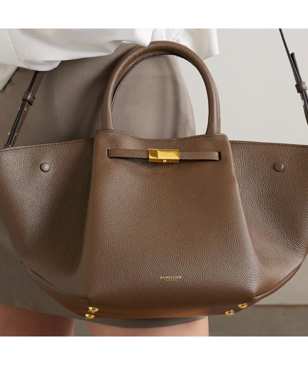 DEMELLIER Кожаная сумка с короткими ручками, фото 3
