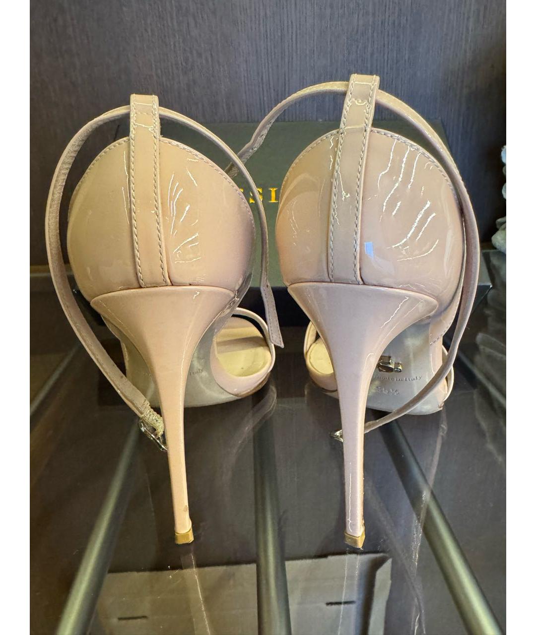 LE SILLA Розовые босоножки из лакированной кожи, фото 3