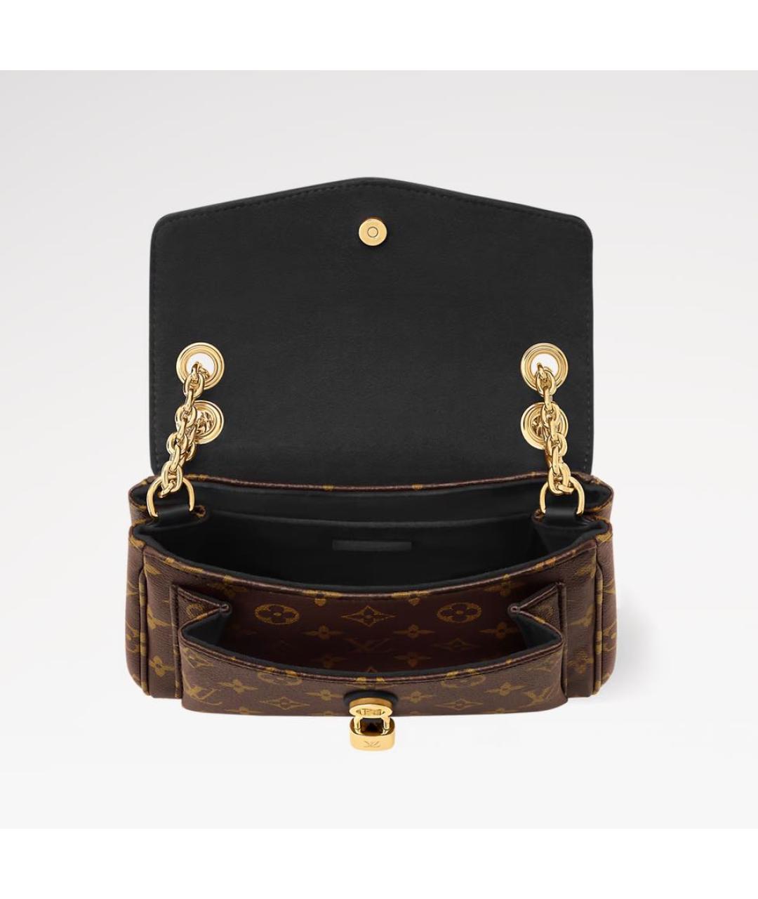 LOUIS VUITTON Коричневая сумка через плечо, фото 3