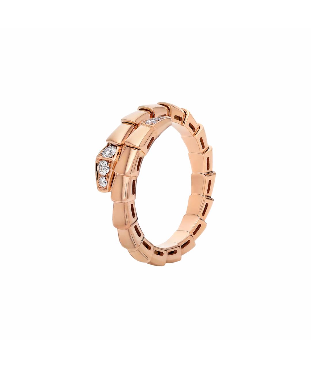 BVLGARI Бежевое кольцо из розового золота, фото 1