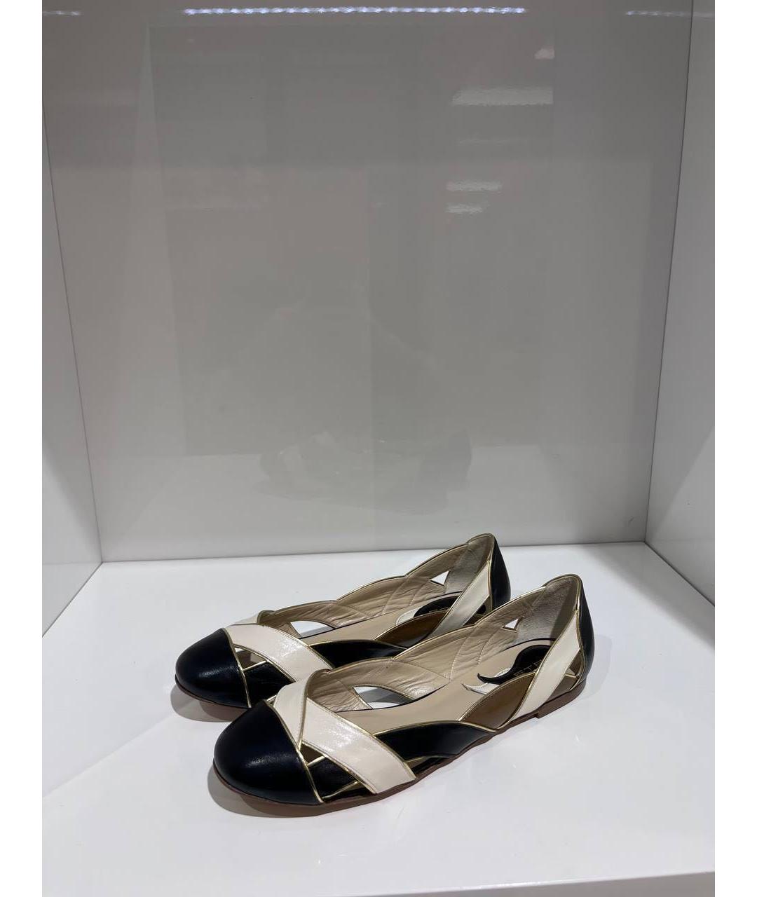 ETRO Черные балетки из лакированной кожи, фото 2