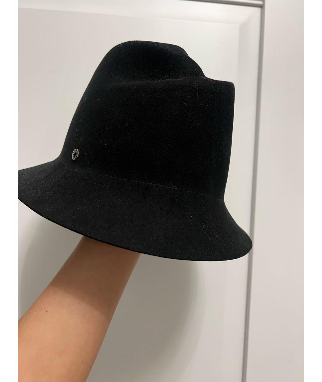 HERMES Черная кашемировая шляпа, фото 4