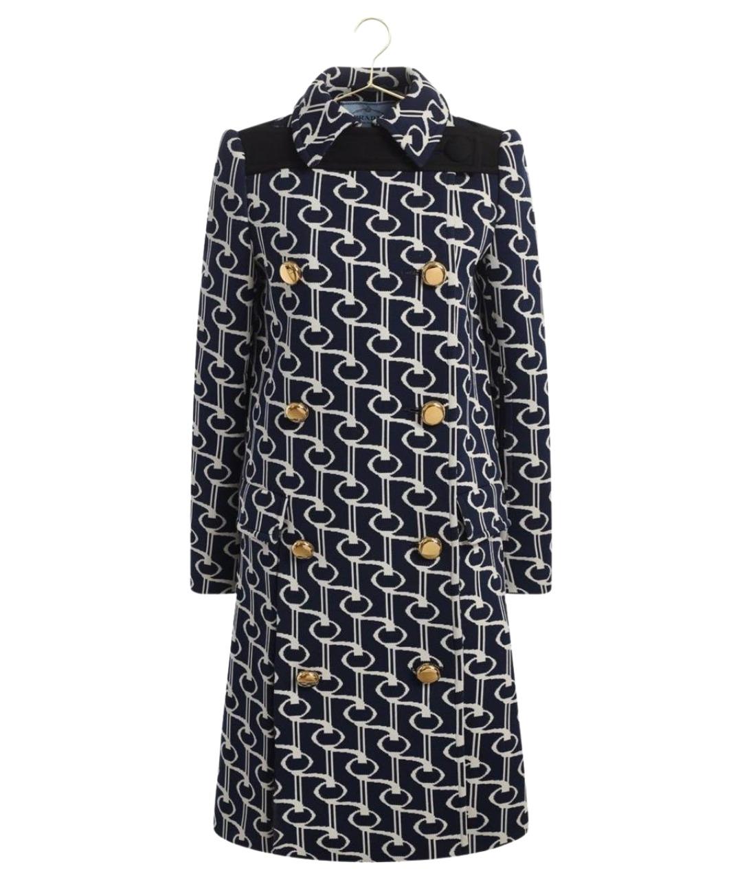 PRADA Мульти полиэстеровое пальто, фото 1