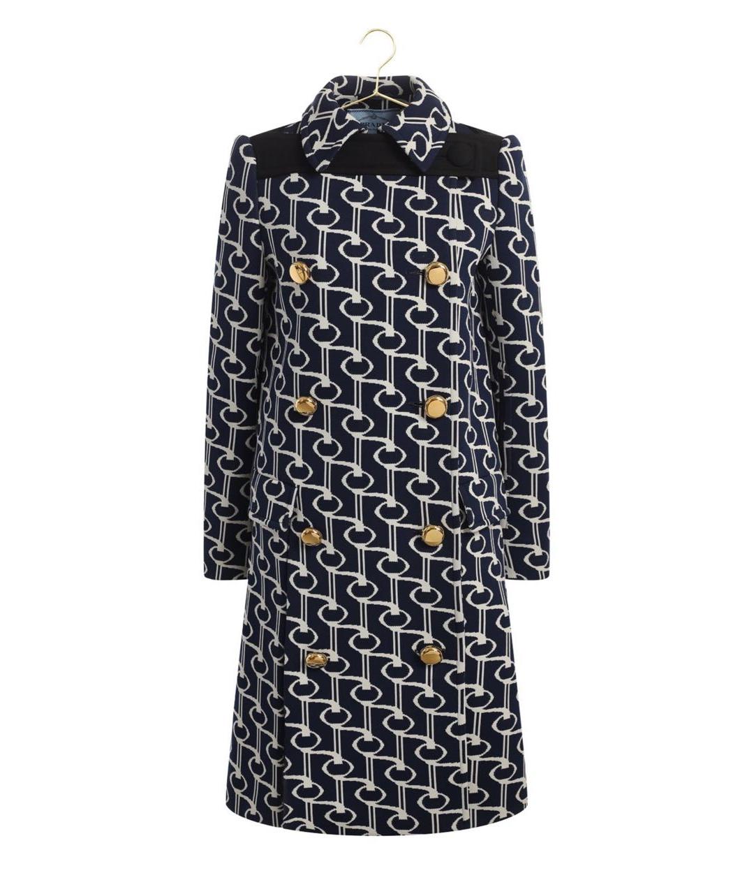 PRADA Мульти полиэстеровое пальто, фото 4