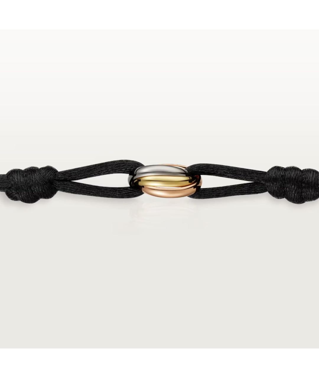 CARTIER Черный браслет из желтого золота, фото 4