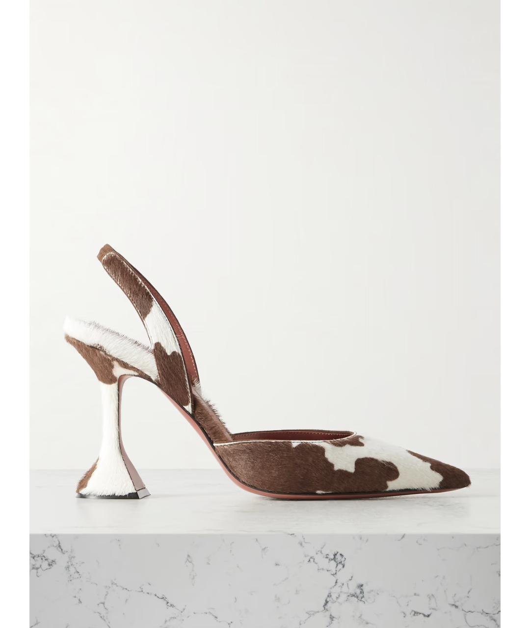 Amina Muaddi Мульти кожаные туфли, фото 5