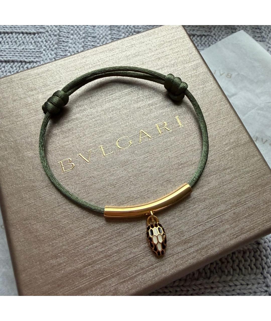BVLGARI Хаки браслет, фото 4