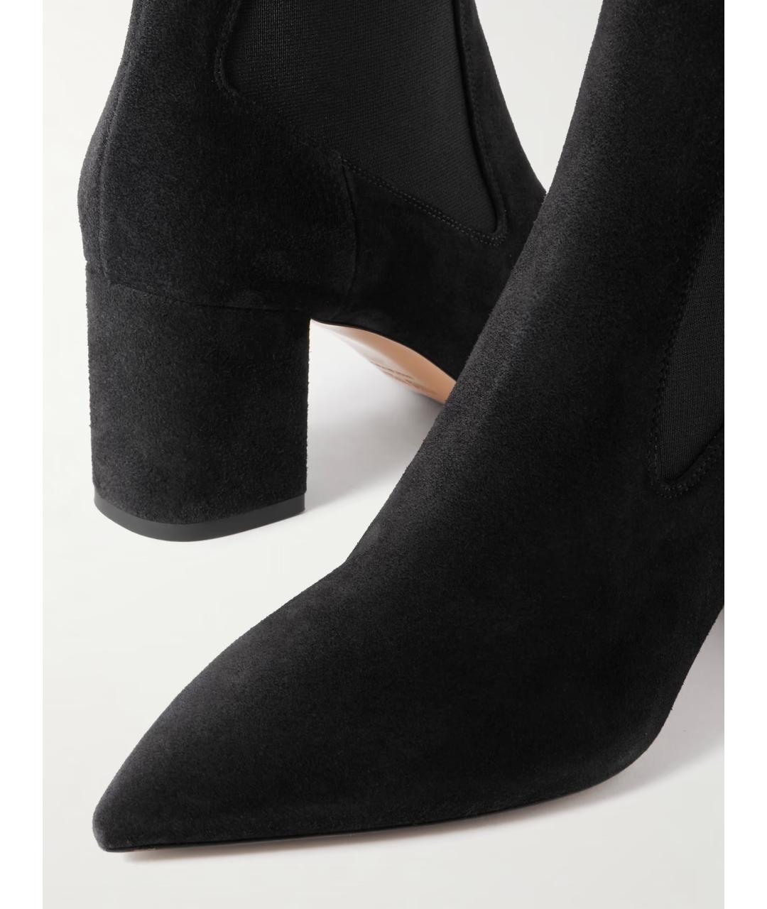 PARIS TEXAS Черные замшевые ботинки, фото 4