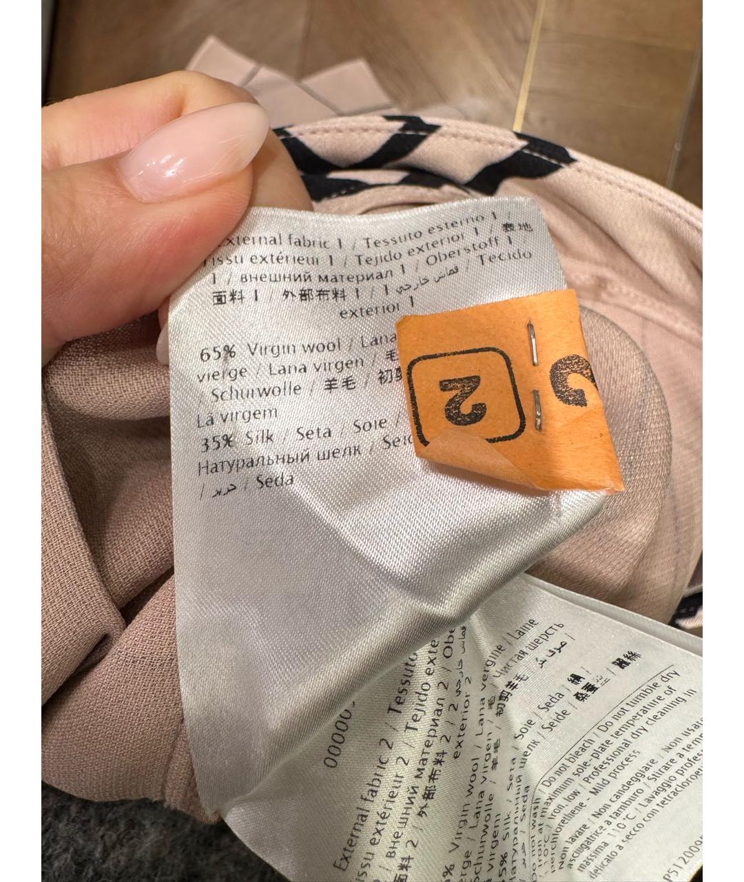 VALENTINO Розовая шерстяная юбка мини, фото 4