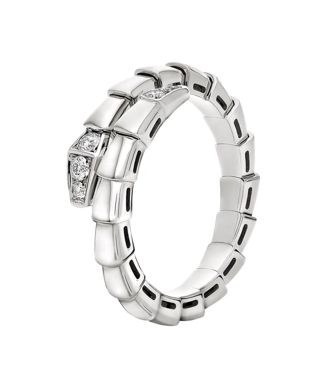 BVLGARI Серебряное кольцо из белого золота, фото 3