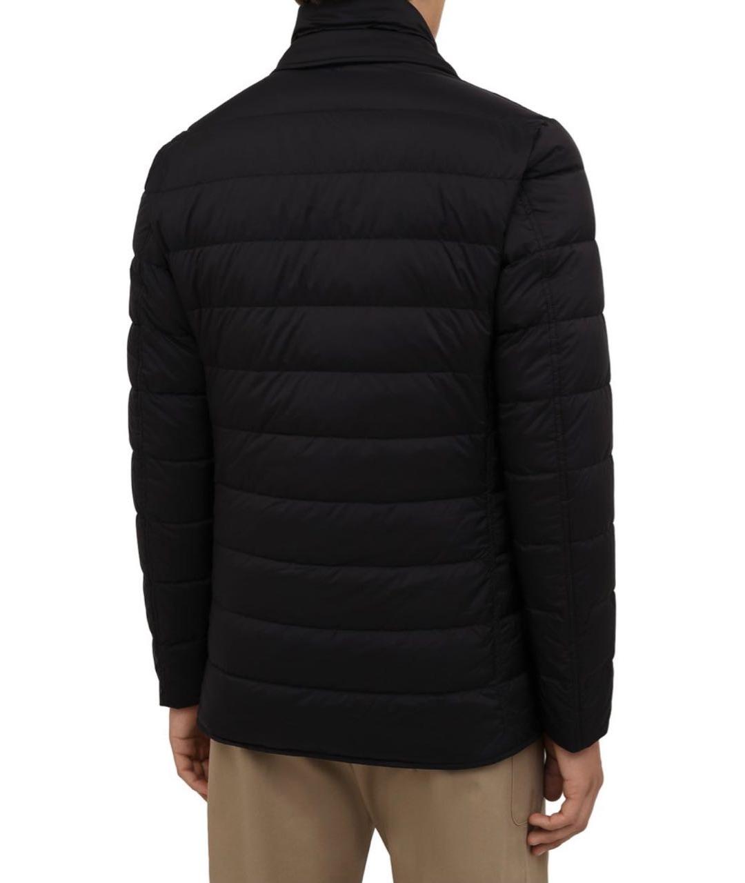 HERNO Черный полиамидовый пуховик, фото 2