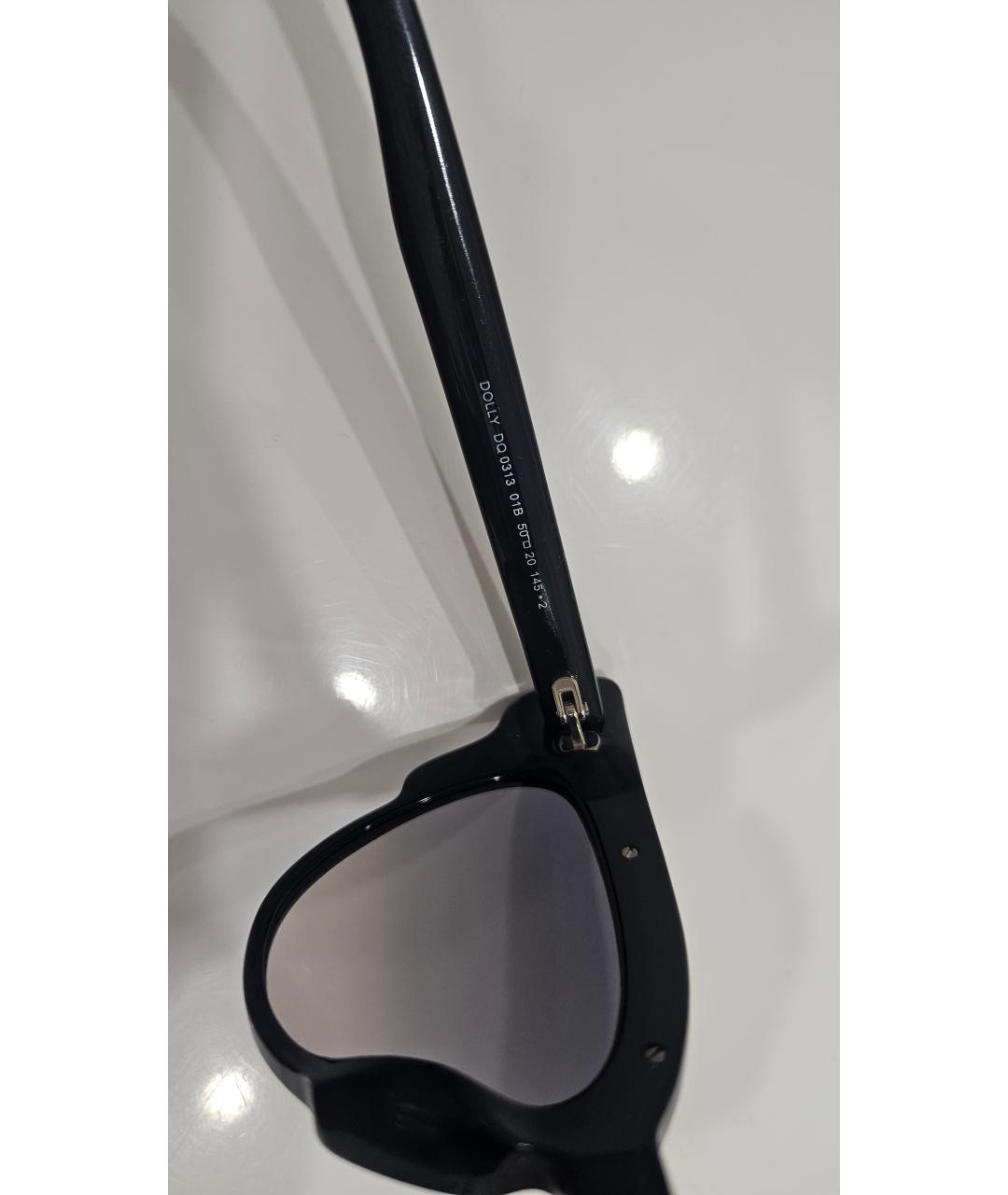 DSQUARED2 Черные пластиковые солнцезащитные очки, фото 5