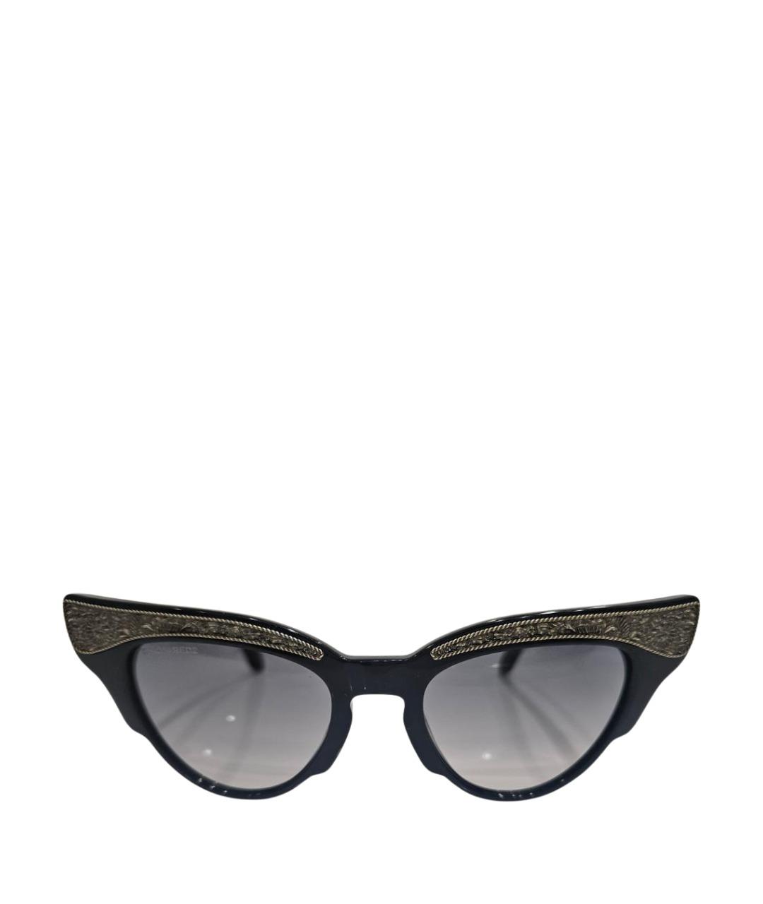 DSQUARED2 Черные пластиковые солнцезащитные очки, фото 1