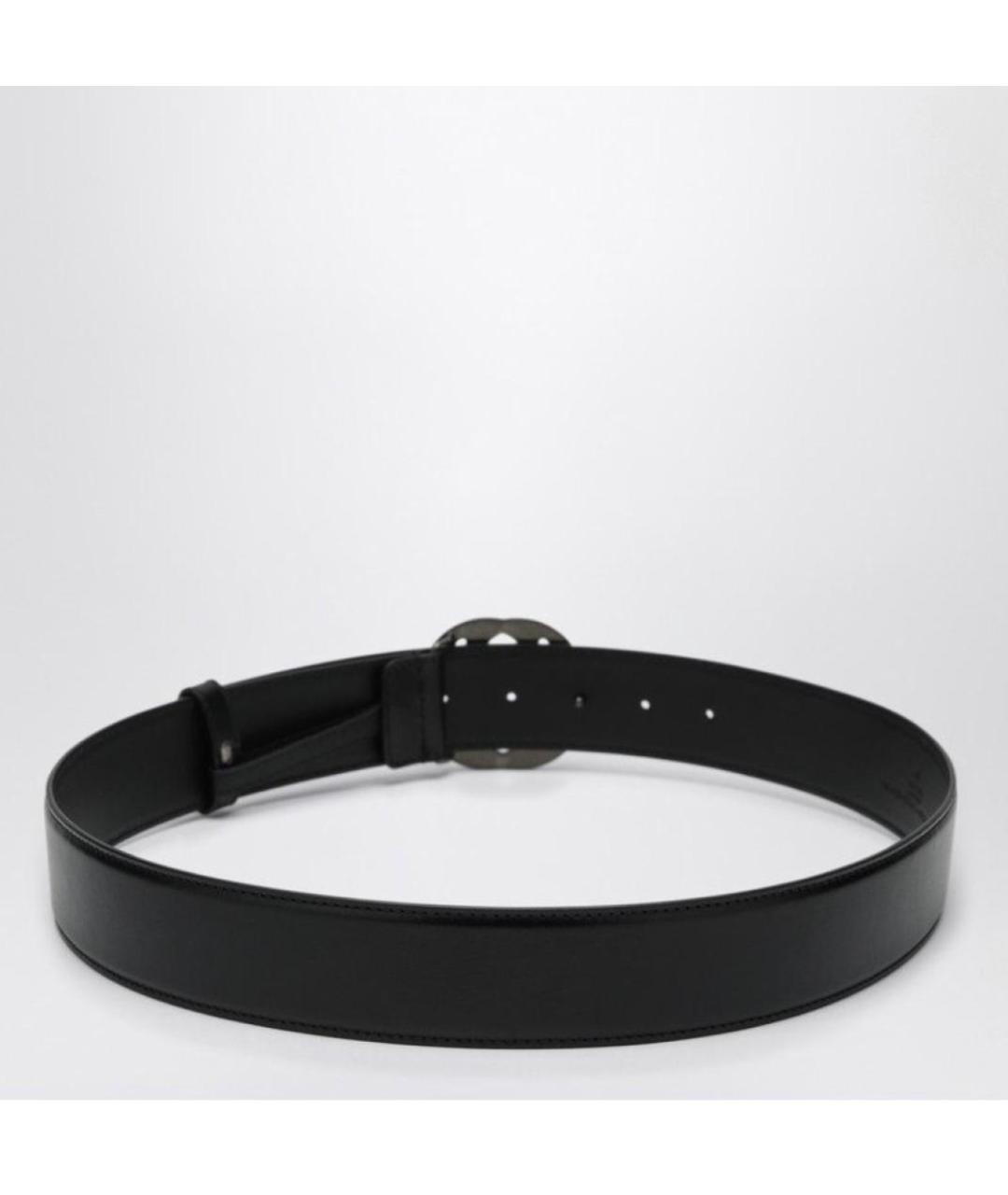 GUCCI Черный кожаный ремень, фото 2