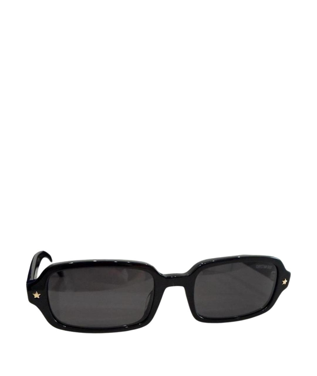 CHRISTIAN DIOR Черные пластиковые солнцезащитные очки, фото 1